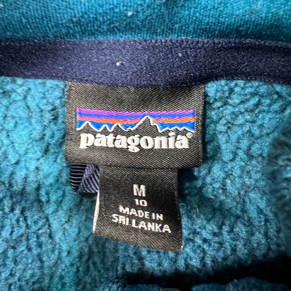 Patagonia Better Sweater 1/4 Quarter Zip Pullover Women‎ M Blue Fleece Outdoor - Picture 5 of 8